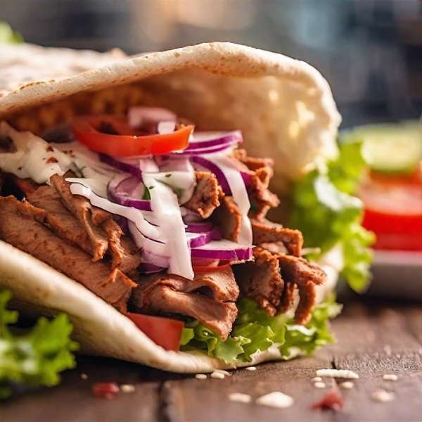 Our kebabs are served in a pitta bread and served with a choice of salads & sources